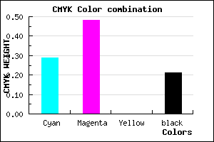 #8F69C9 color CMYK mixer