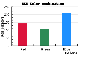 rgb background color #8F6CD0 mixer
