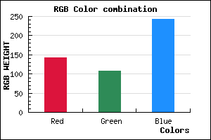 rgb background color #8F6CF2 mixer