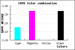 #8F6FA9 color CMYK mixer