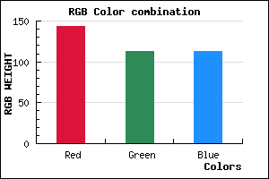rgb background color #8F7171 mixer
