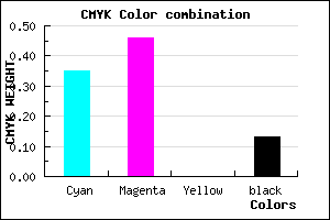#8F77DD color CMYK mixer