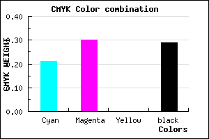 #8F7EB4 color CMYK mixer