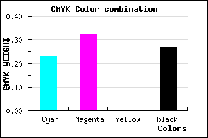 #8F7EBA color CMYK mixer