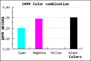 #8F7FB3 color CMYK mixer