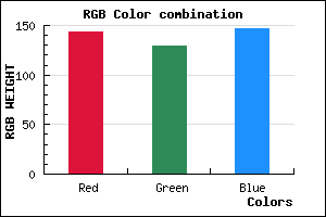 rgb background color #8F8193 mixer