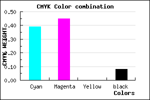 #8F81EB color CMYK mixer