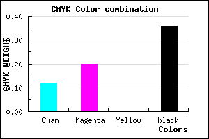 #8F82A2 color CMYK mixer