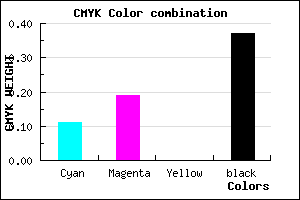#8F83A1 color CMYK mixer
