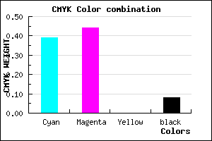 #8F83EB color CMYK mixer