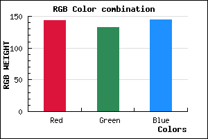 rgb background color #8F8490 mixer