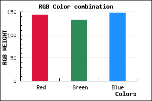 rgb background color #8F8494 mixer
