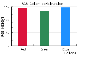 rgb background color #8F8593 mixer