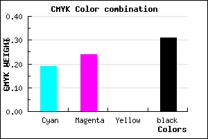 #8F87B1 color CMYK mixer