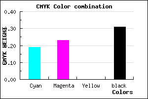 #8F88B0 color CMYK mixer
