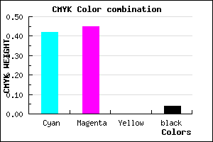 #8F88F6 color CMYK mixer