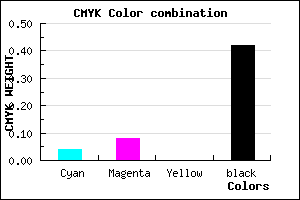 #8F8995 color CMYK mixer