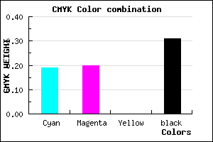 #8F8CB0 color CMYK mixer