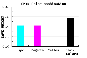 #8F8EB4 color CMYK mixer