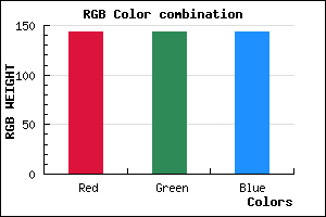 rgb background color #8F8F8F mixer