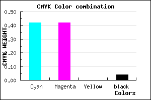 #8F8FF5 color CMYK mixer