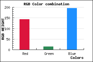 rgb background color #8F0FC4 mixer