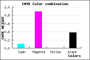 #8F119F color CMYK mixer