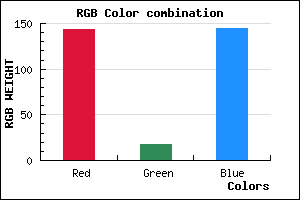 rgb background color #8F1290 mixer