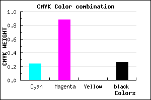 #8F16BC color CMYK mixer