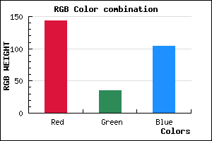rgb background color #8F2368 mixer