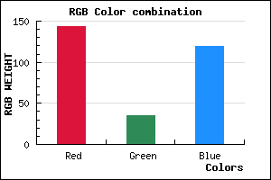 rgb background color #8F2377 mixer