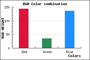 rgb background color #8F2388 mixer