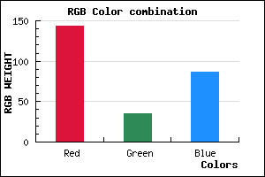 rgb background color #8F2356 mixer