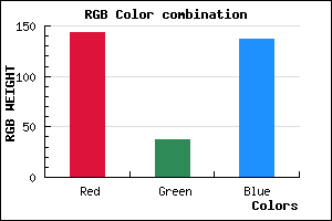 rgb background color #8F2589 mixer