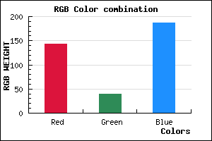 rgb background color #8F27BB mixer