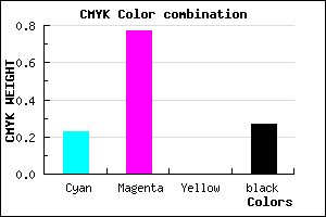#8F2BB9 color CMYK mixer