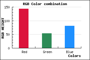 rgb background color #8F3651 mixer
