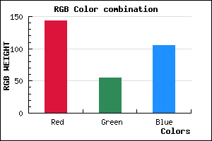 rgb background color #8F3769 mixer
