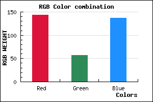 rgb background color #8F3989 mixer