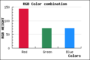rgb background color #8F4848 mixer