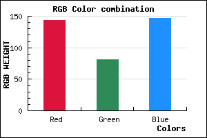 rgb background color #8F5193 mixer