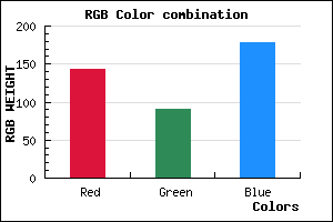 rgb background color #8F5AB2 mixer