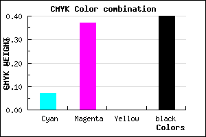#8F6199 color CMYK mixer