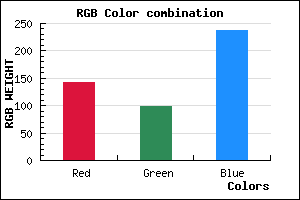 rgb background color #8F63ED mixer