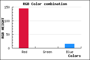 rgb background color #90000F mixer