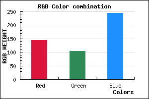 rgb background color #9068F4 mixer