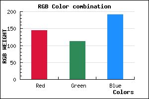 rgb background color #9071BF mixer