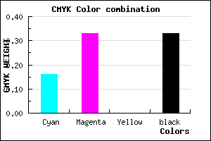 #9073AB color CMYK mixer
