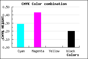 #9074CB color CMYK mixer