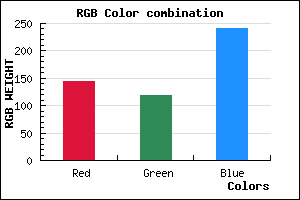 rgb background color #9077F0 mixer